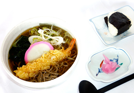 天ぷらそば（温）